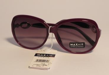Sonnenbrille bordeaux mit gold